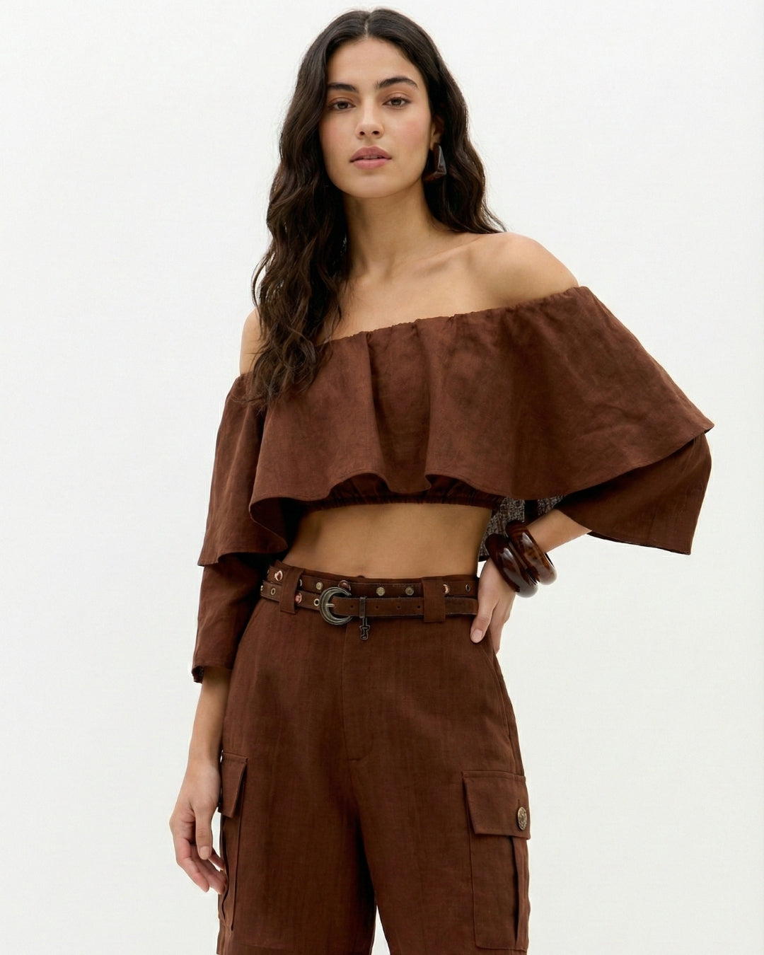 Bermuda Cargo com Linho