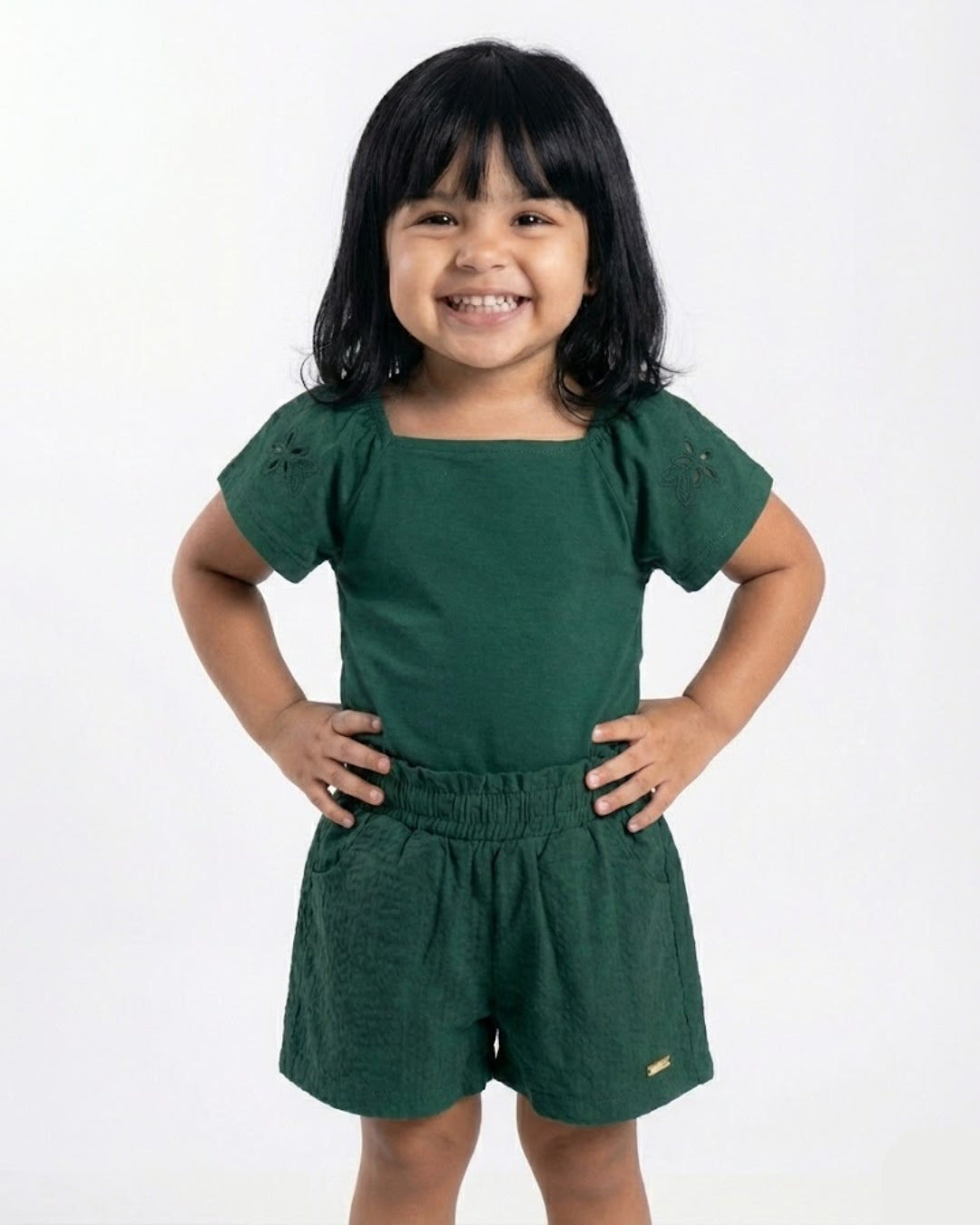 Conjunto Feminino Colorittá Blusa e Short