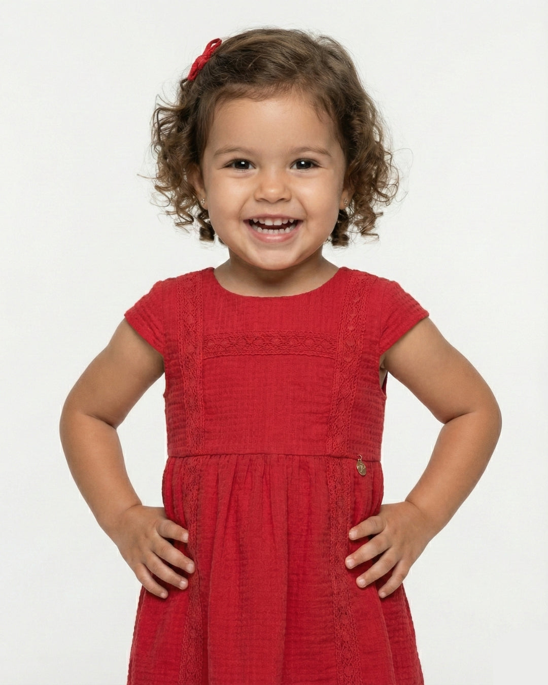 Vestido Infantil Vermelho