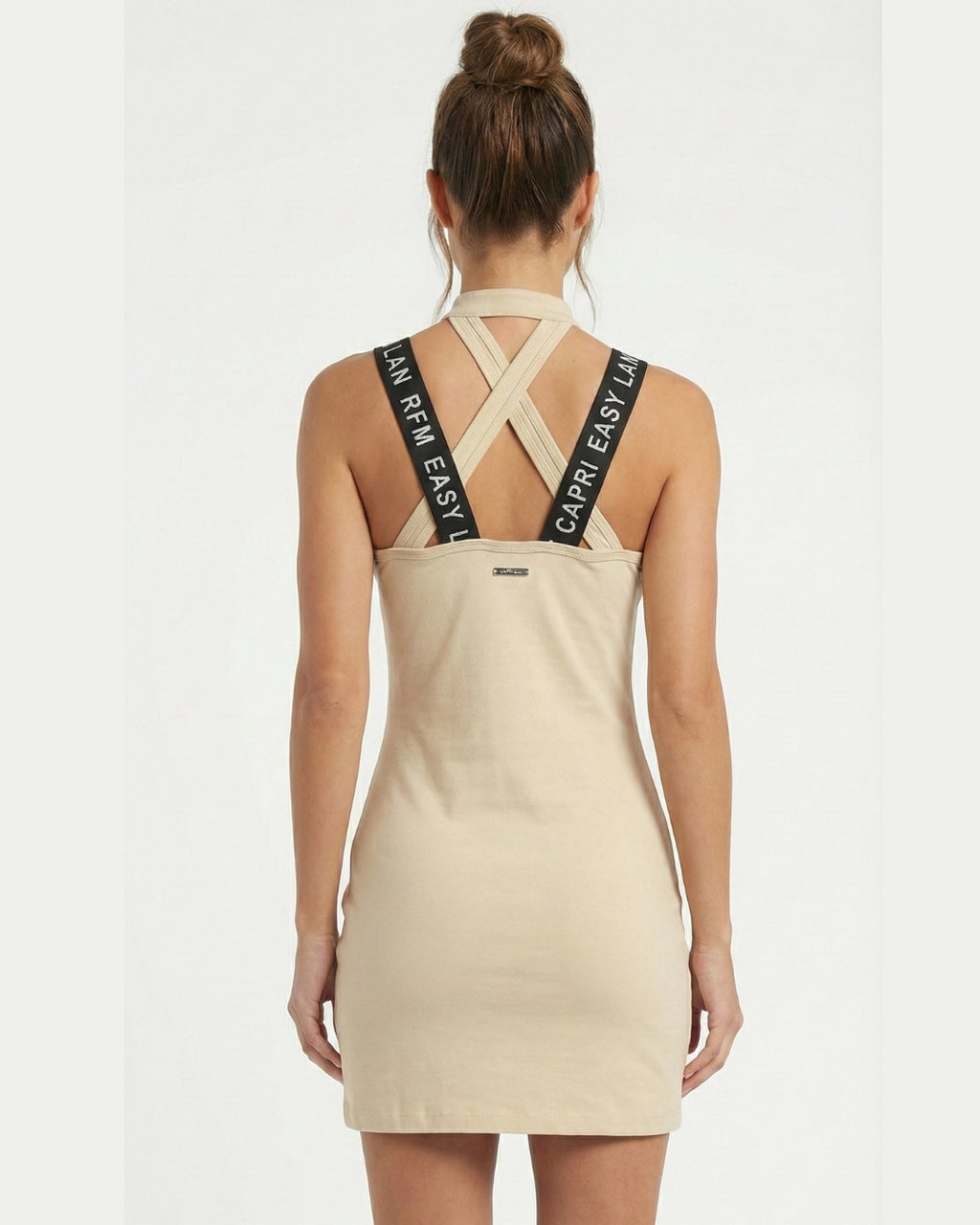 Vestido curto com elástico personalizado