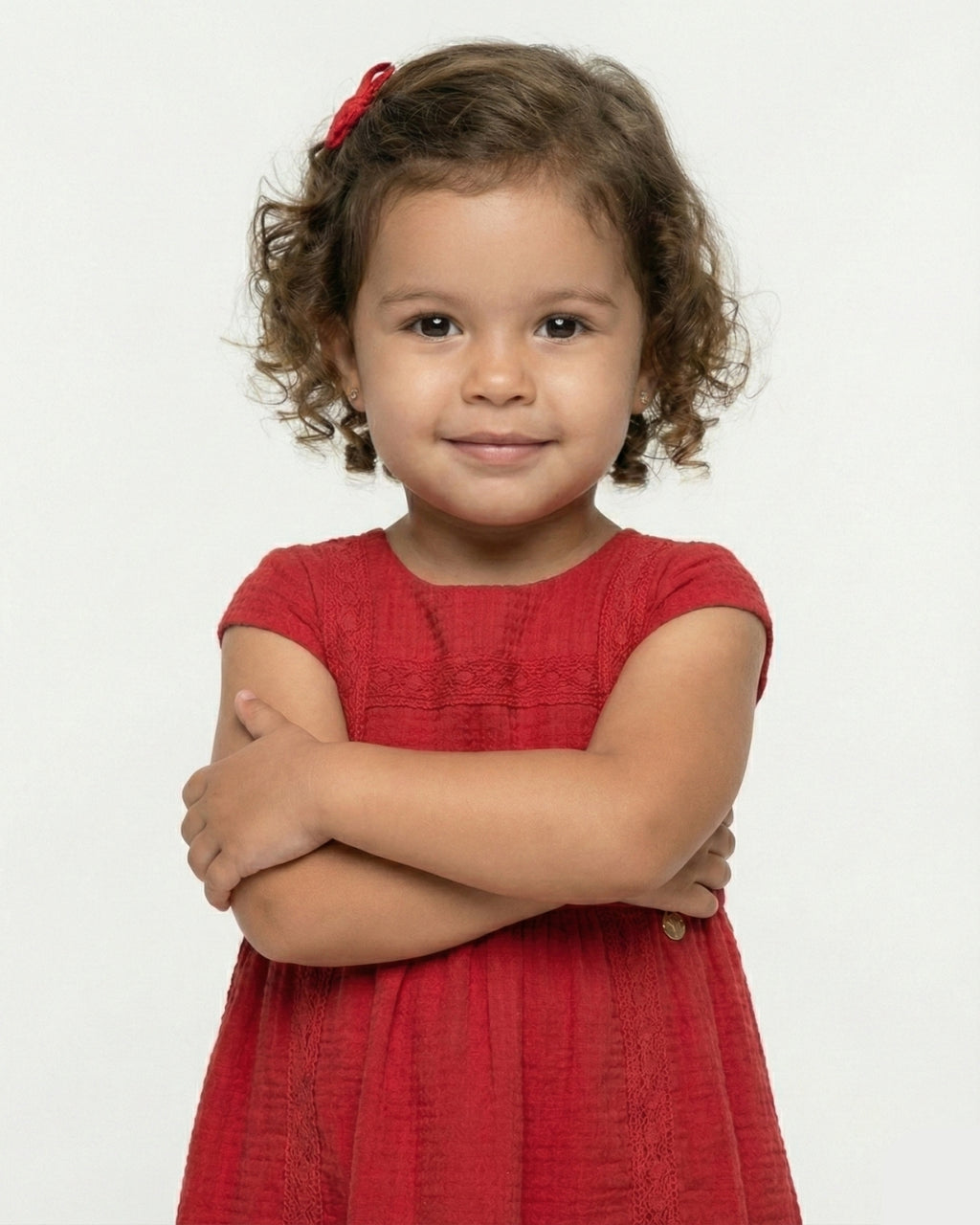 Vestido Infantil Vermelho