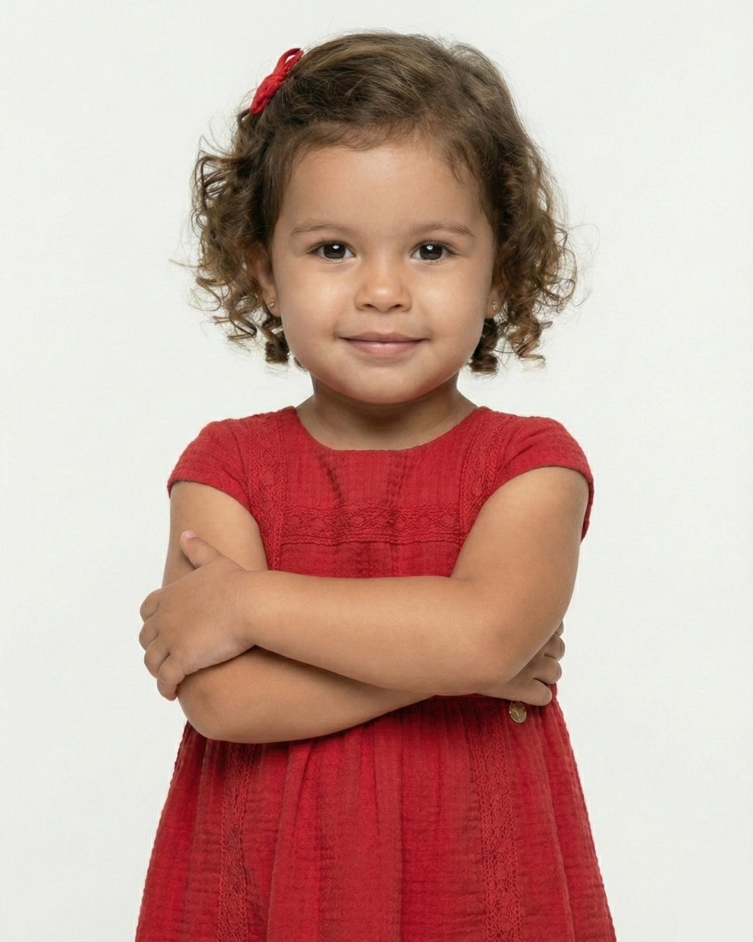 Vestido Infantil Vermelho