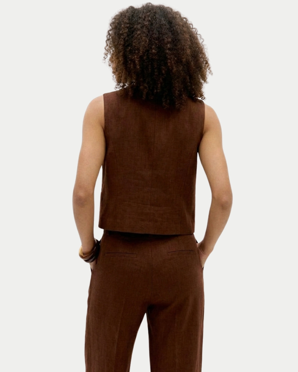 Colete Alfaiataria com Linho