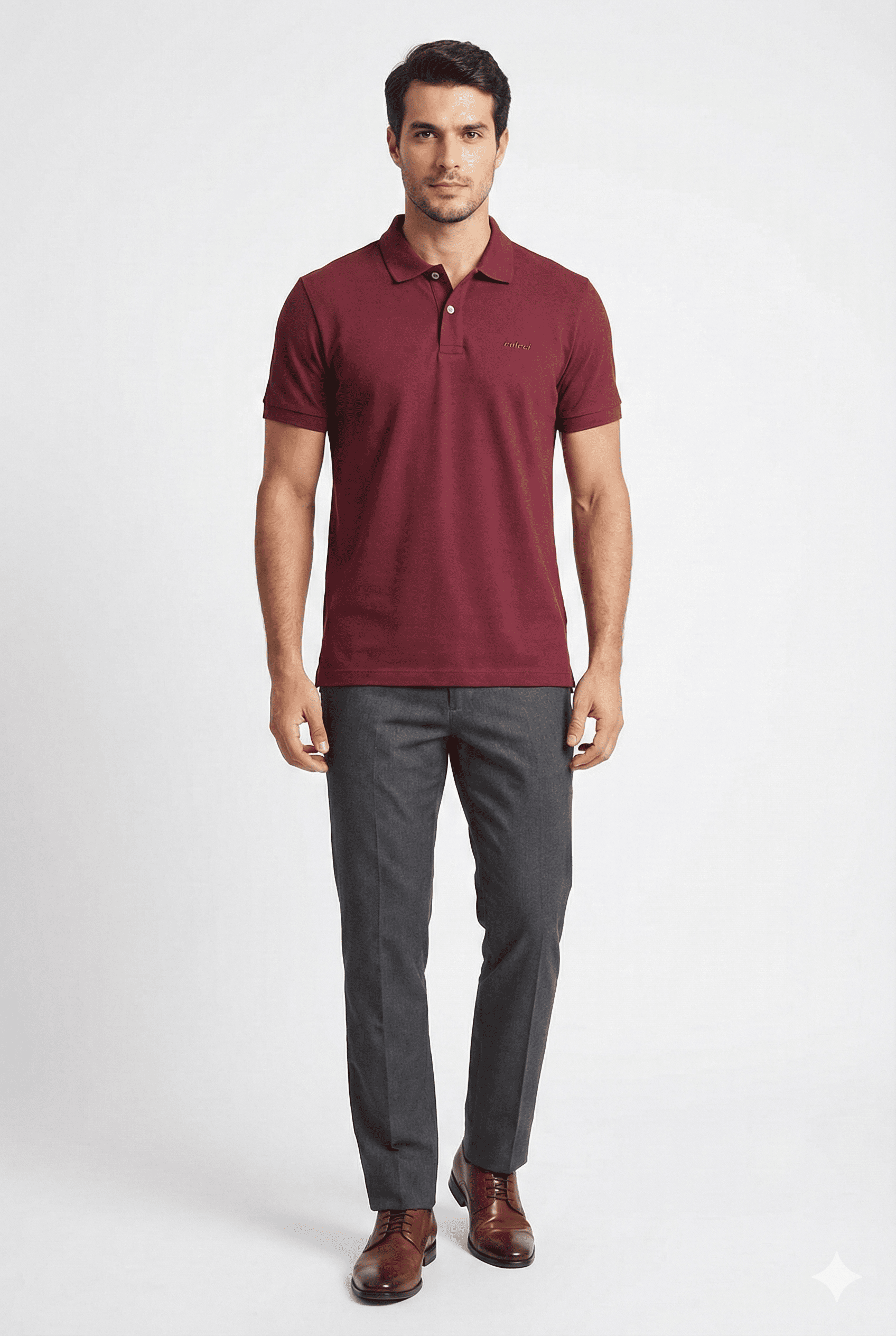 Camisa Polo Colcci Vinho