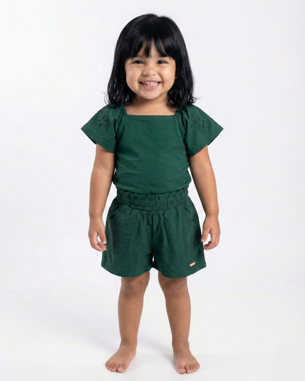 Conjunto Feminino Colorittá Blusa e Short