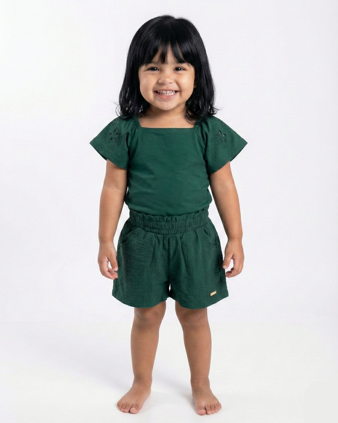 Conjunto Feminino Colorittá Blusa e Short