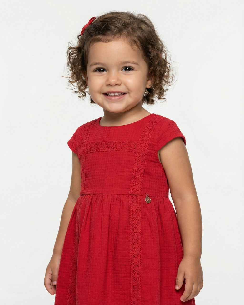 Vestido Infantil Vermelho