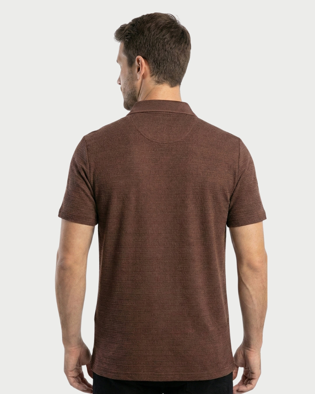 T-Shirt Polo Marrom