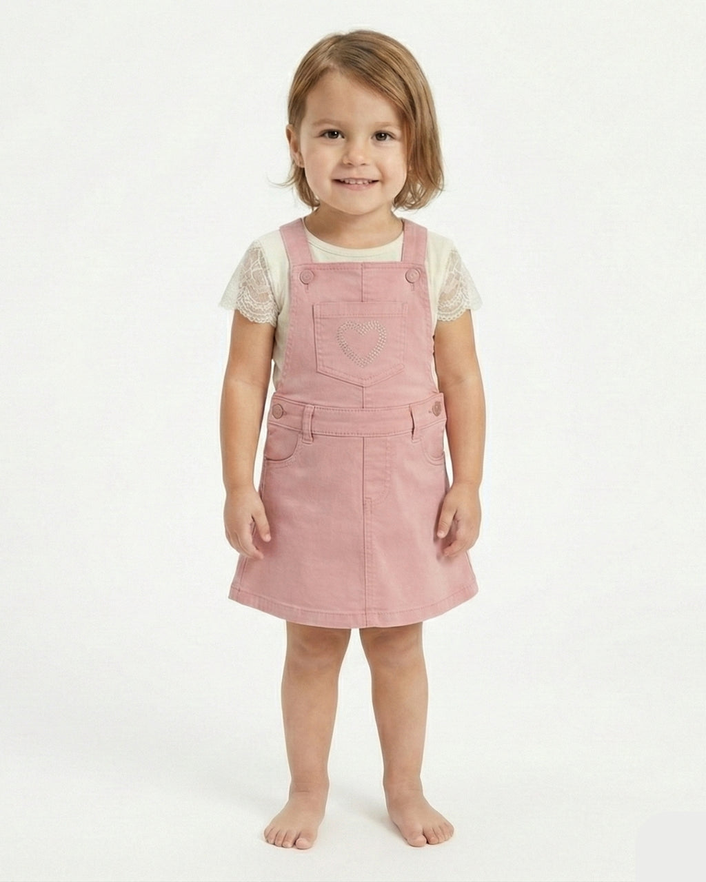 Conjunto Infantil Blusa Com Salopete