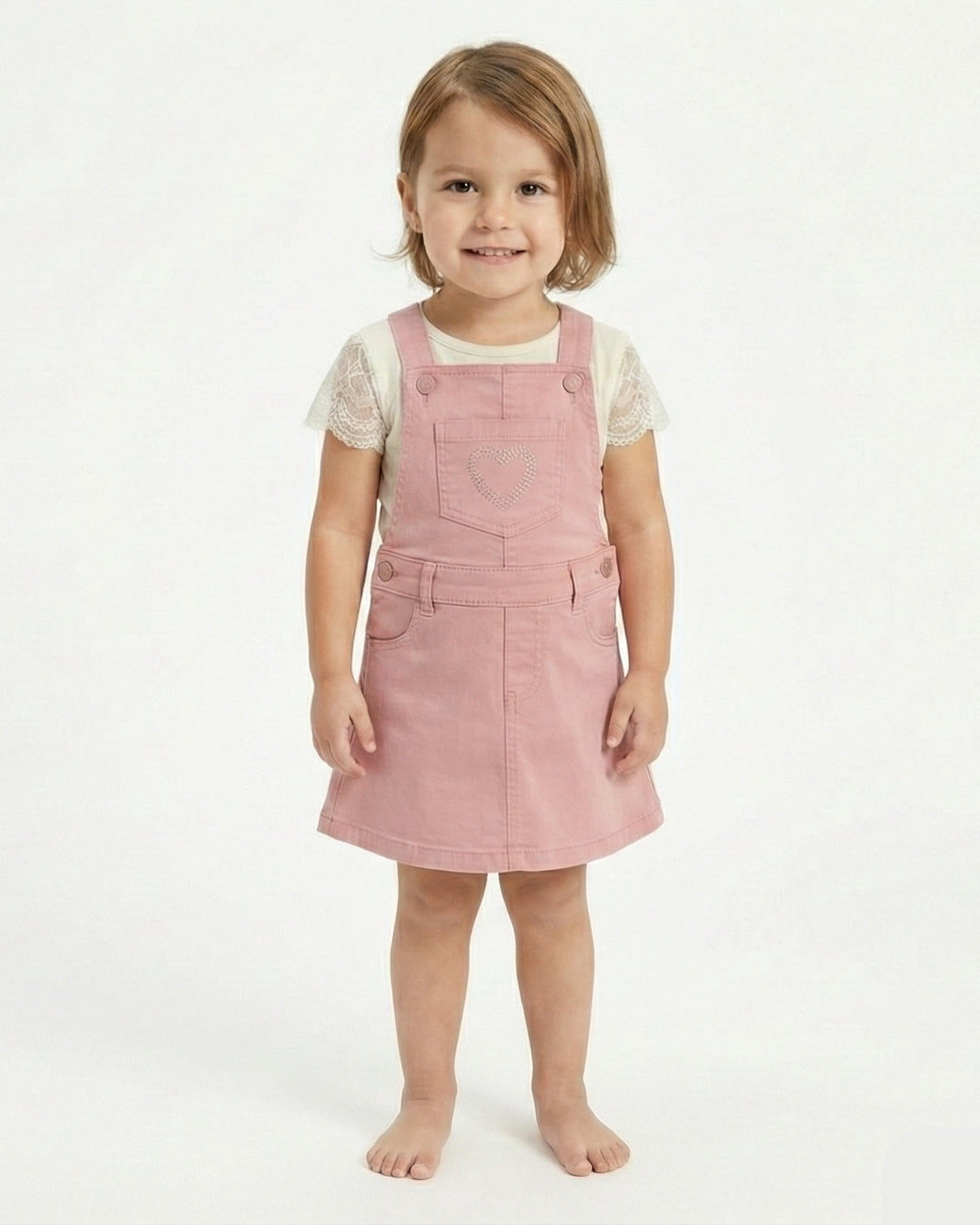 Conjunto Infantil Blusa Com Salopete